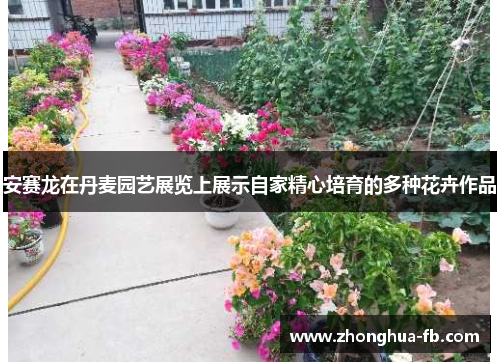 安赛龙在丹麦园艺展览上展示自家精心培育的多种花卉作品