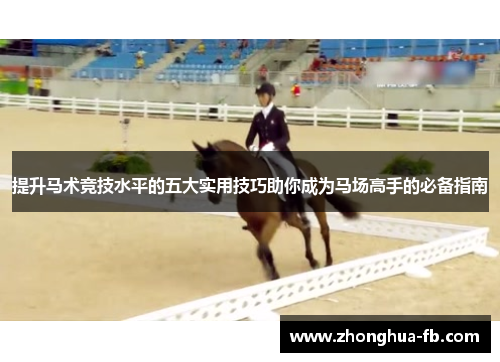 提升马术竞技水平的五大实用技巧助你成为马场高手的必备指南